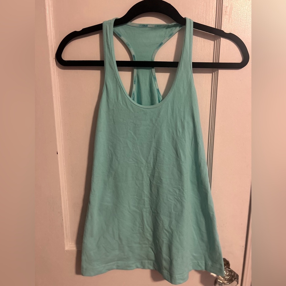 Lululemon Turquoise Tank Top Size 6